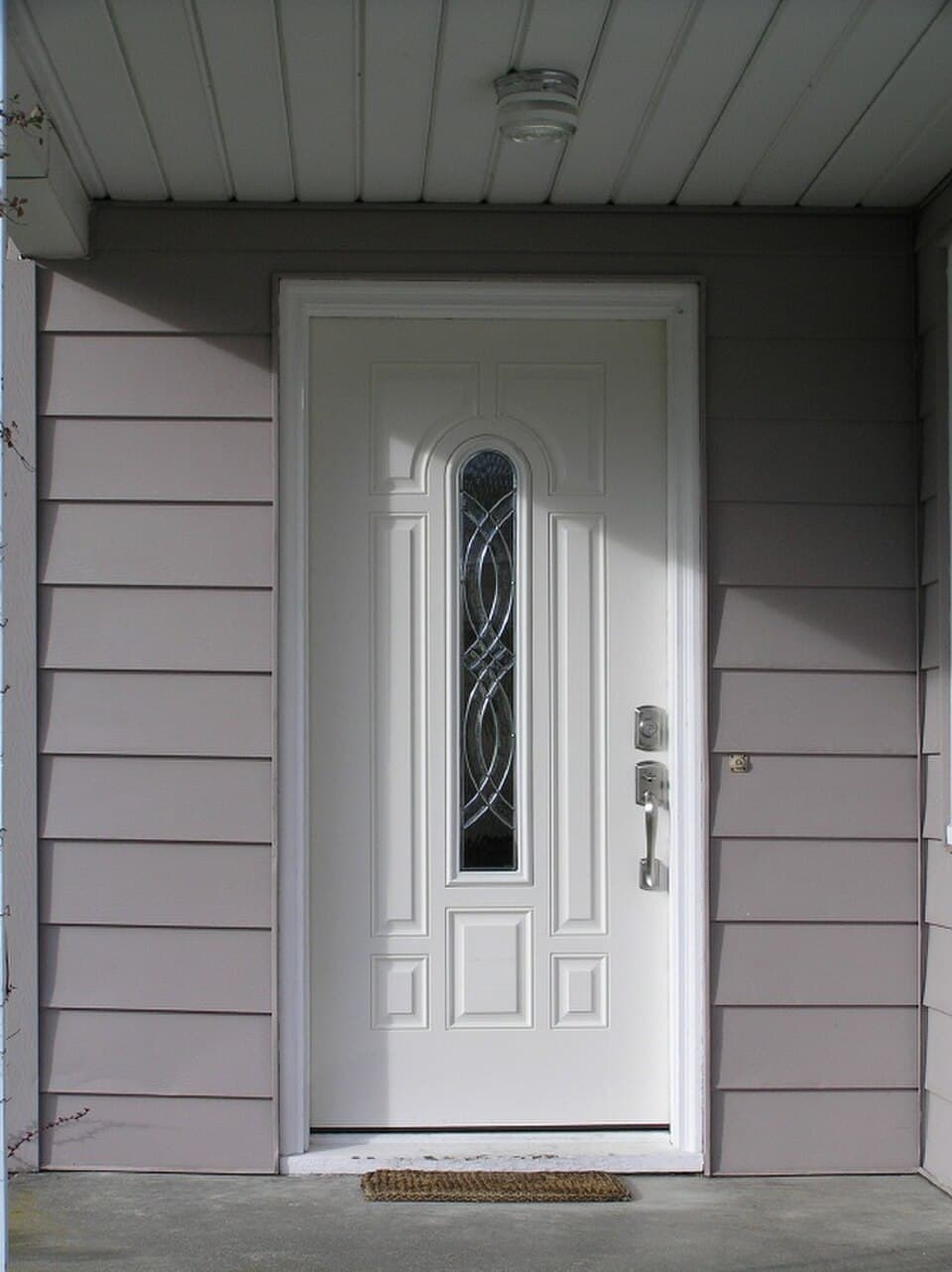 Stylish front door of a residential home